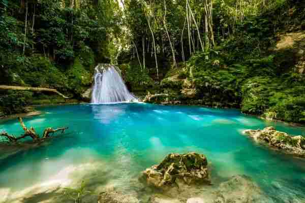 Konoko Falls, Blue Hole & Sunset Cruise